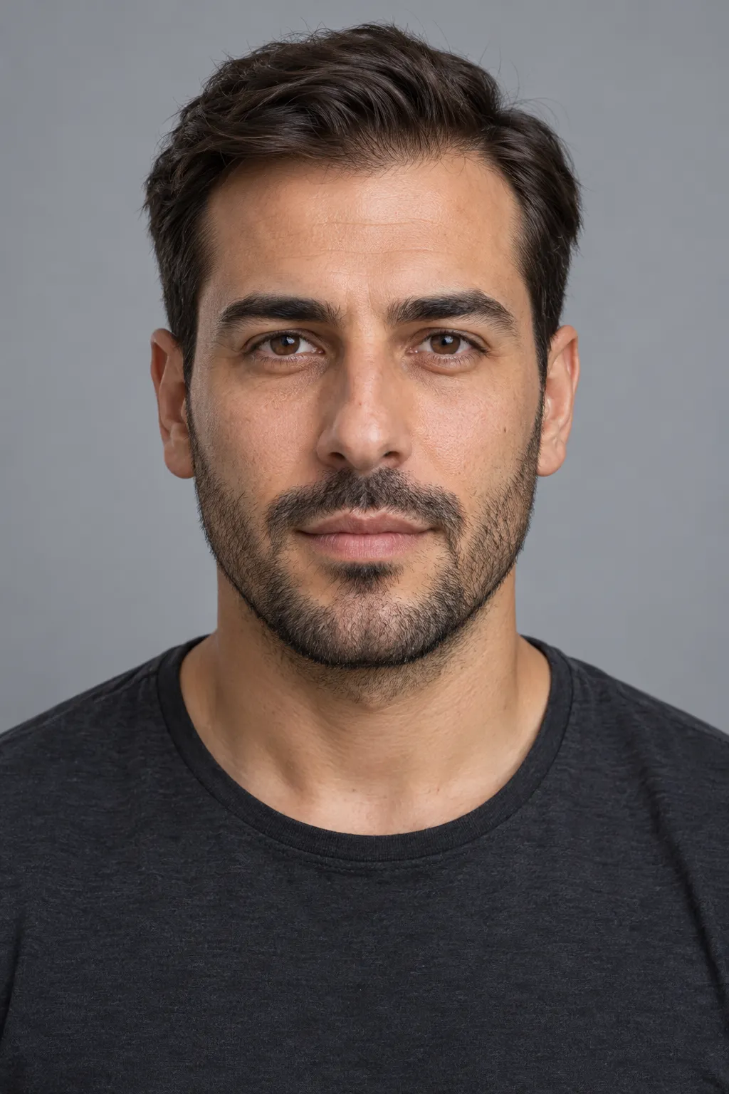 صورة رجل لخريطة مناطق الوجه